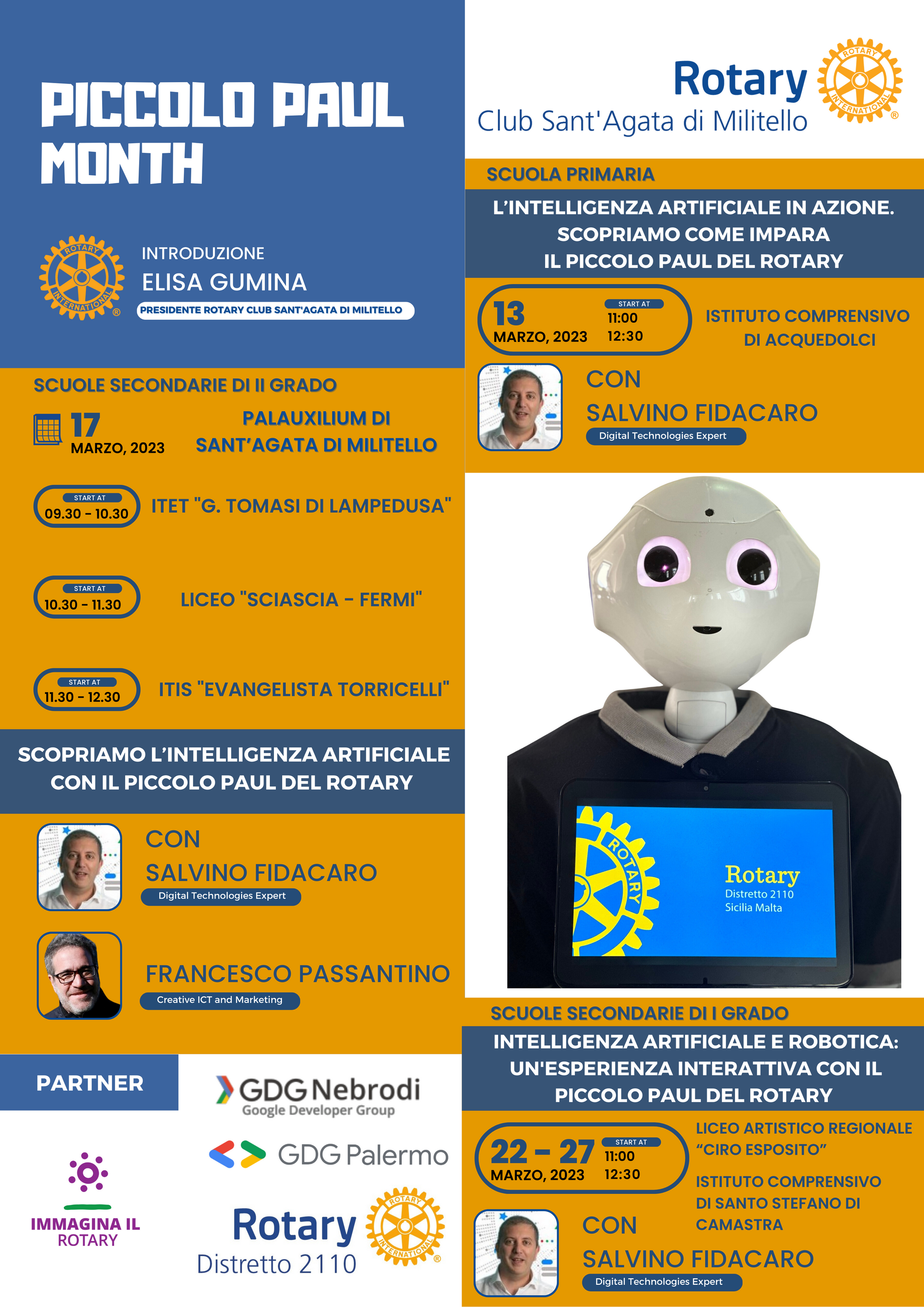 locandina degli appuntamenti